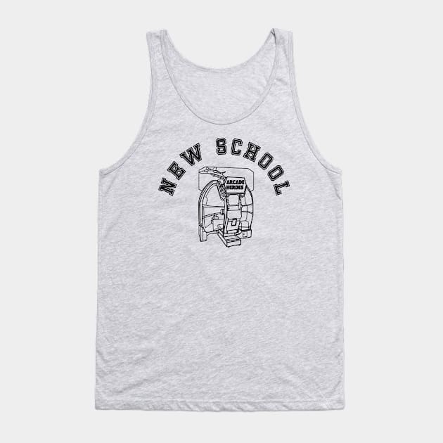 New School Arcade Gamer Tank Top by arcadeheroes